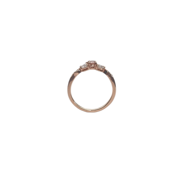 Pink Diamond Ring, 0.11ct - Far East Gems & Jewellery