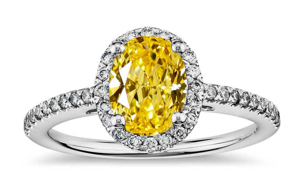 Fancy Vivid Yellow Diamond 0.58ct - Far East Gems & Jewellery