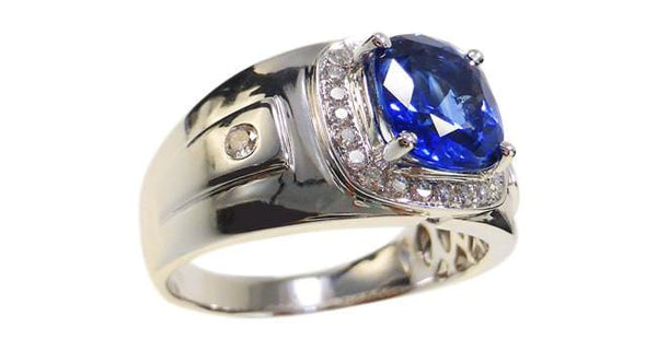 Blue Sapphire Ring 3.07ct - Far East Gems & Jewellery