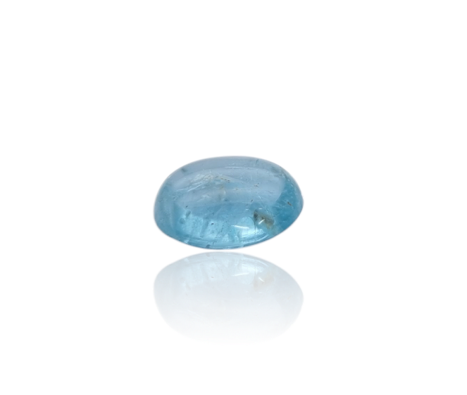 Aquamarine, Oval Cabochon 24.04ct - Far East Gems & Jewellery