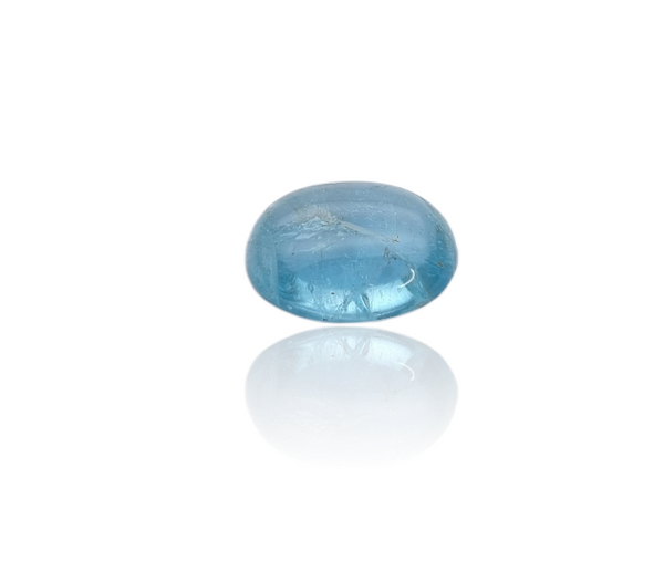 Aquamarine, Oval Cabochon 24.04ct - Far East Gems & Jewellery