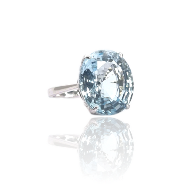 Aquamarine Ring, 16.12g - Far East Gems & Jewellery