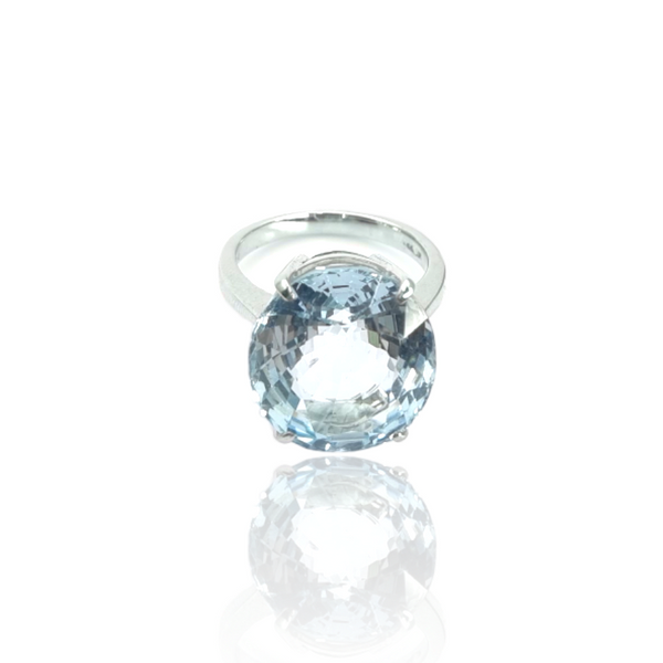 Aquamarine Ring, 16.12g - Far East Gems & Jewellery