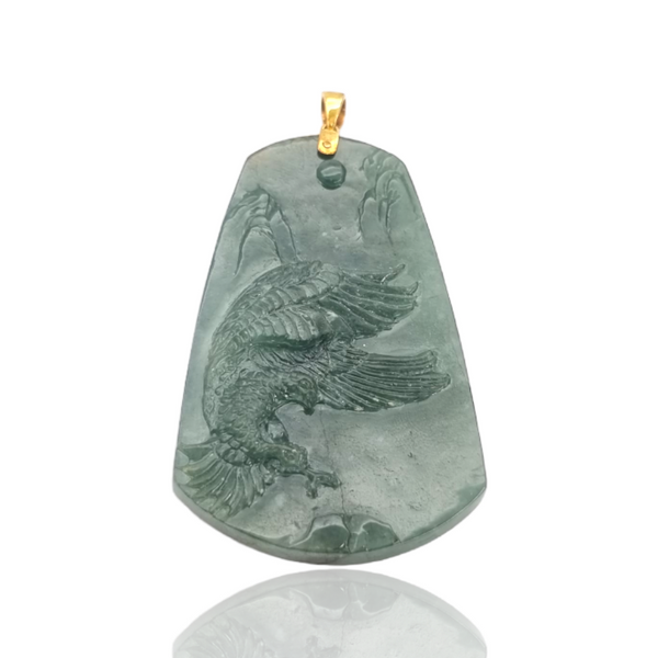 Natural Jade Pendant, 36.50g - Far East Gems & Jewellery