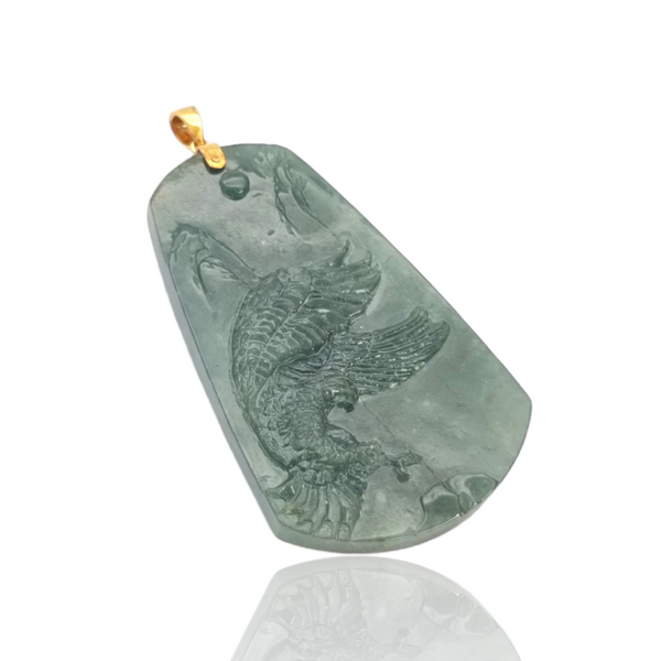 Natural Jade Pendant, 36.50g - Far East Gems & Jewellery