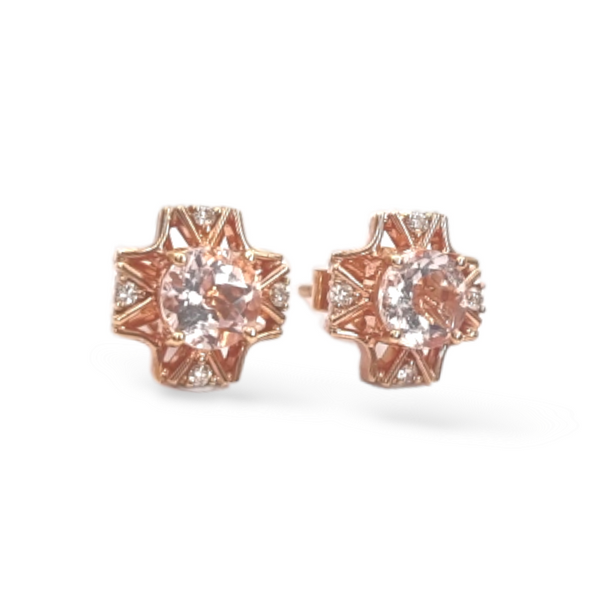 Morganite Earring, 5.42g - Far East Gems & Jewellery