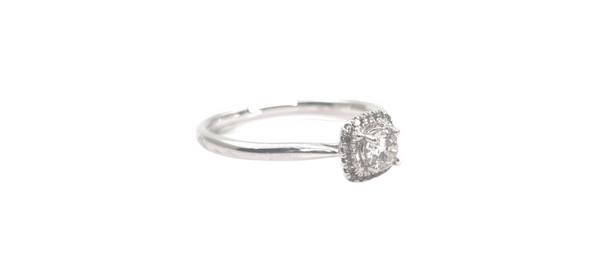 Diamond Ring in 18K White Gold - Far East Gems & Jewellery