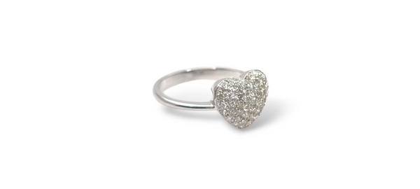 Diamond Ring in 18K White Gold 2.512g - Far East Gems & Jewellery