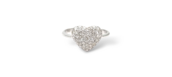 Diamond Ring in 18K White Gold 2.512g - Far East Gems & Jewellery
