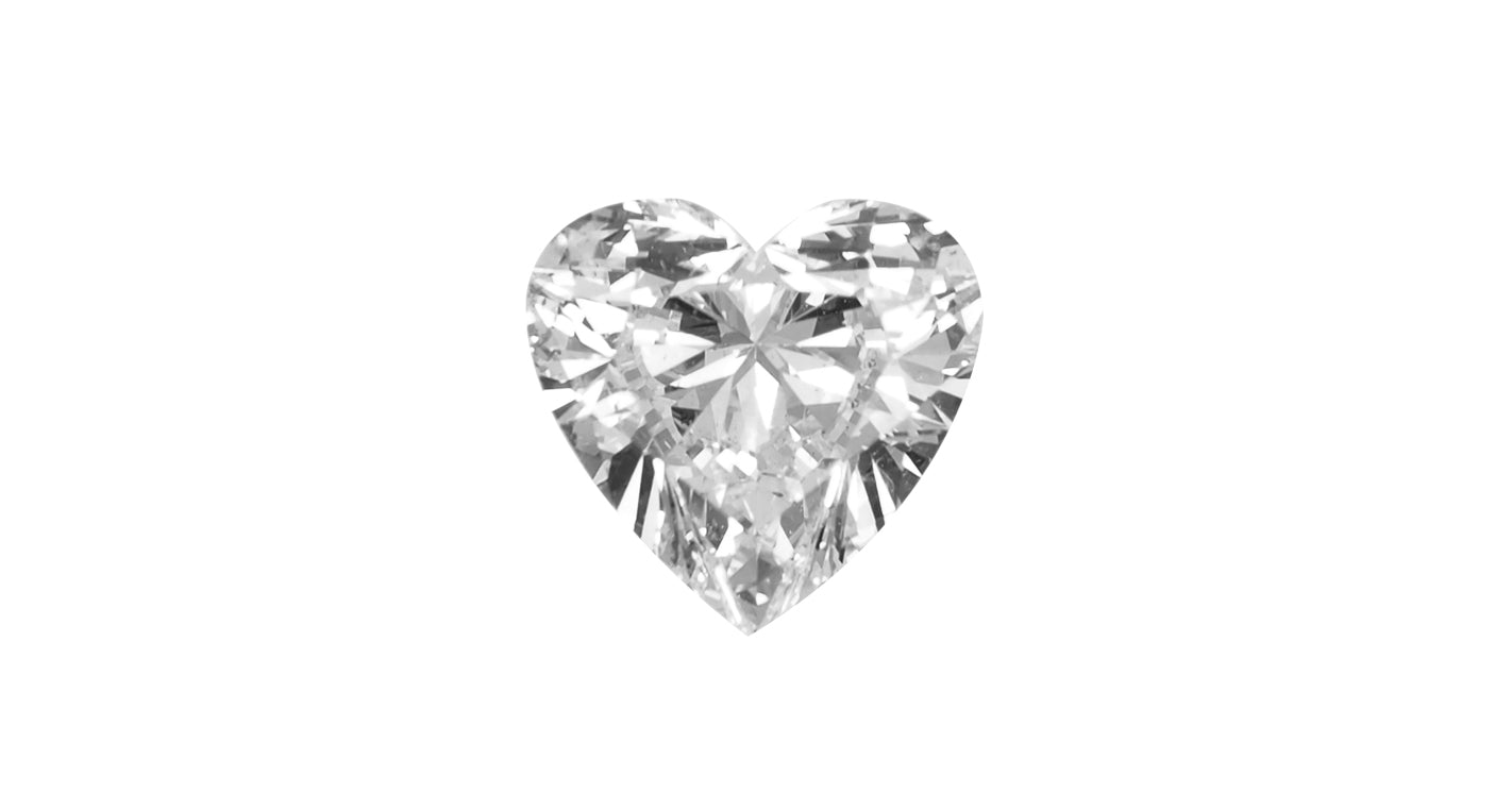 Heart Shape White Diamonds, 1.51ct - Far East Gems & Jewellery