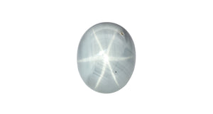 Light Blue Star Sapphire, Unheated, Burma, 15.32ct - Far East Gems & Jewellery