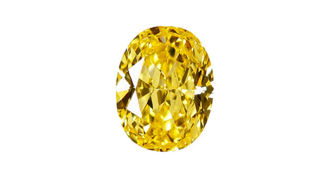 Fancy Vivid Yellow Diamond 0.58ct - Far East Gems & Jewellery