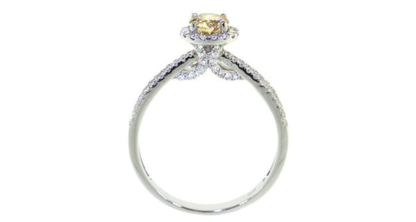 Champagne Diamond Ring - Far East Gems & Jewellery