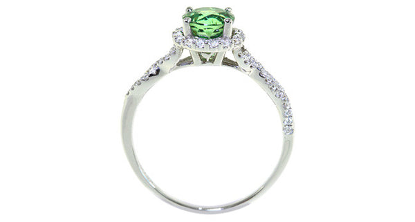 Demantoid Garnet Ring 1.30ct - Far East Gems & Jewellery