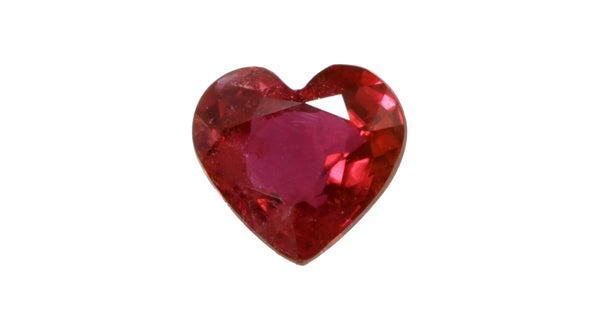Heart Shape Ruby 0.95ct - Far East Gems & Jewellery