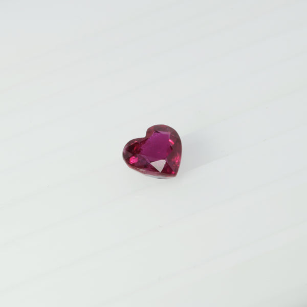Heart Shape Ruby 0.95ct - Far East Gems & Jewellery