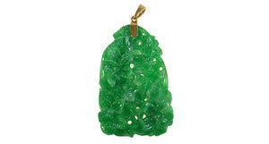 Jade Pendant -31.22ct A-Jade Burmese Carving - Far East Gems & Jewellery