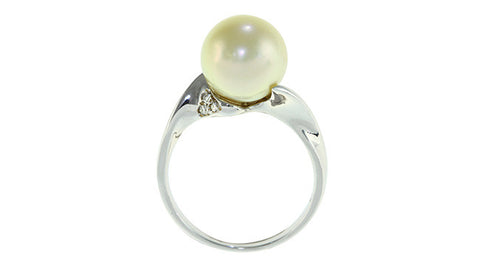 Pearl Ring with Diamond - Far East Gems & Jewellery