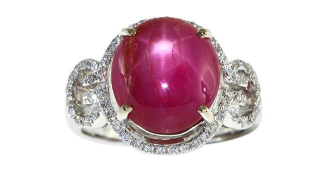 Star Ruby Ring 7.48ct - Far East Gems & Jewellery