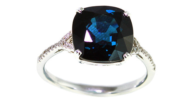 Blue Spinel Ring 5.17ct - Far East Gems & Jewellery
