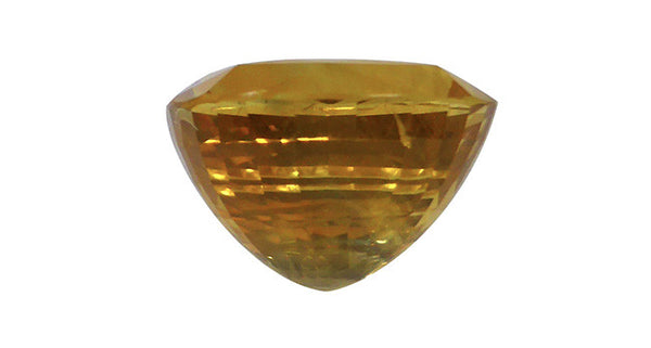 Yellow Sapphire, Cushion Cut 6.23ct - Far East Gems & Jewellery