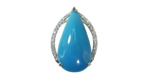 Turquoise Pendant - Far East Gems & Jewellery