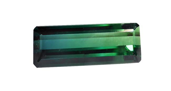 Tourmaline, Emerald Cut 8.76ct Blue Green - Far East Gems & Jewellery